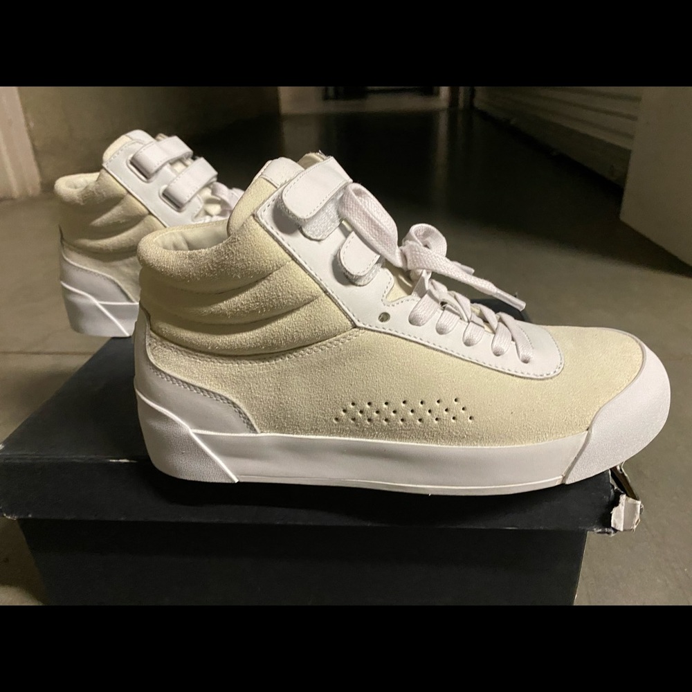 Rag & Bone Nova White Suede